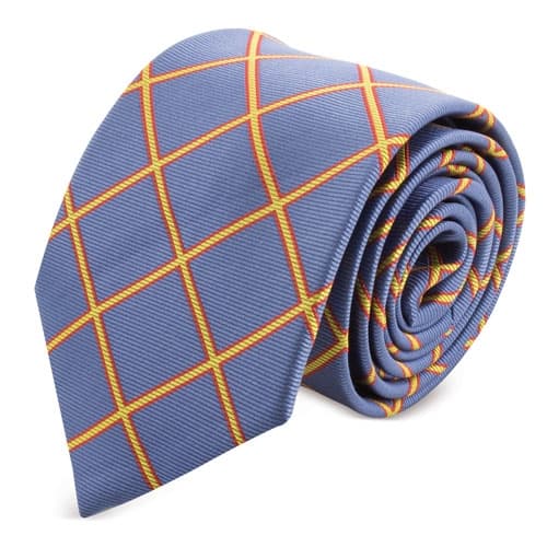 CORBATA ESPAÑA ROMBOS CELESTE